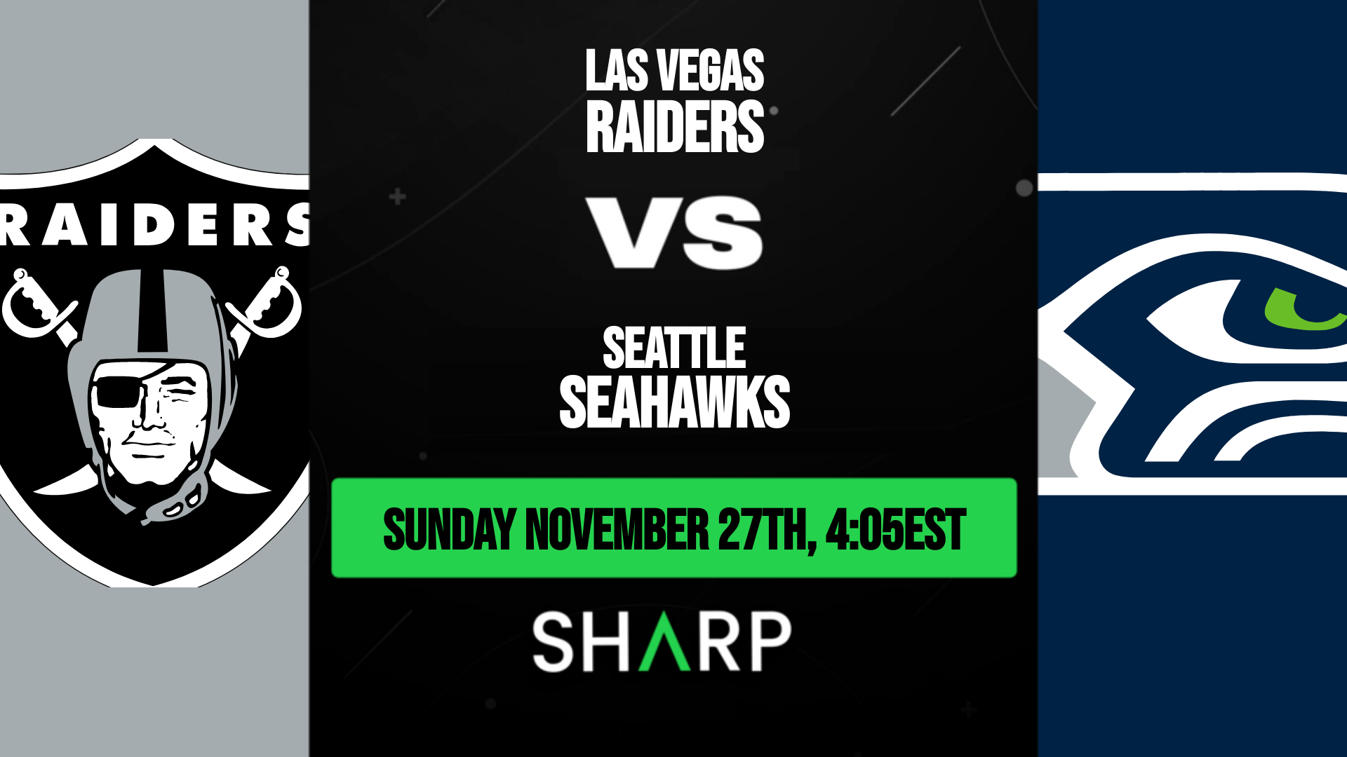 Las Vegas Raiders vs Seattle Seahawks - November 27, 2022