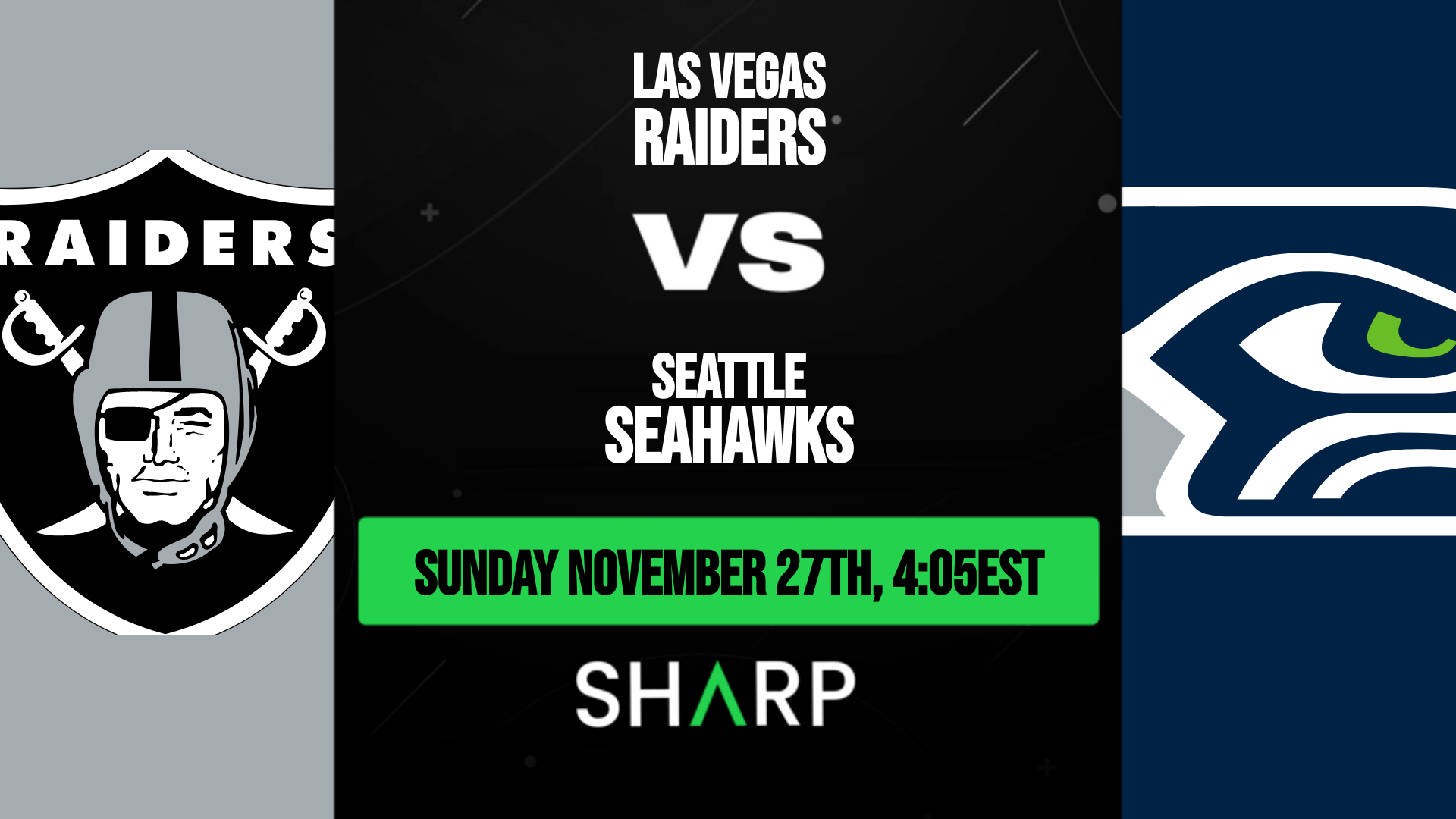 Las Vegas Raiders vs Seattle Seahawks Matchup Preview - November 27th, 2022