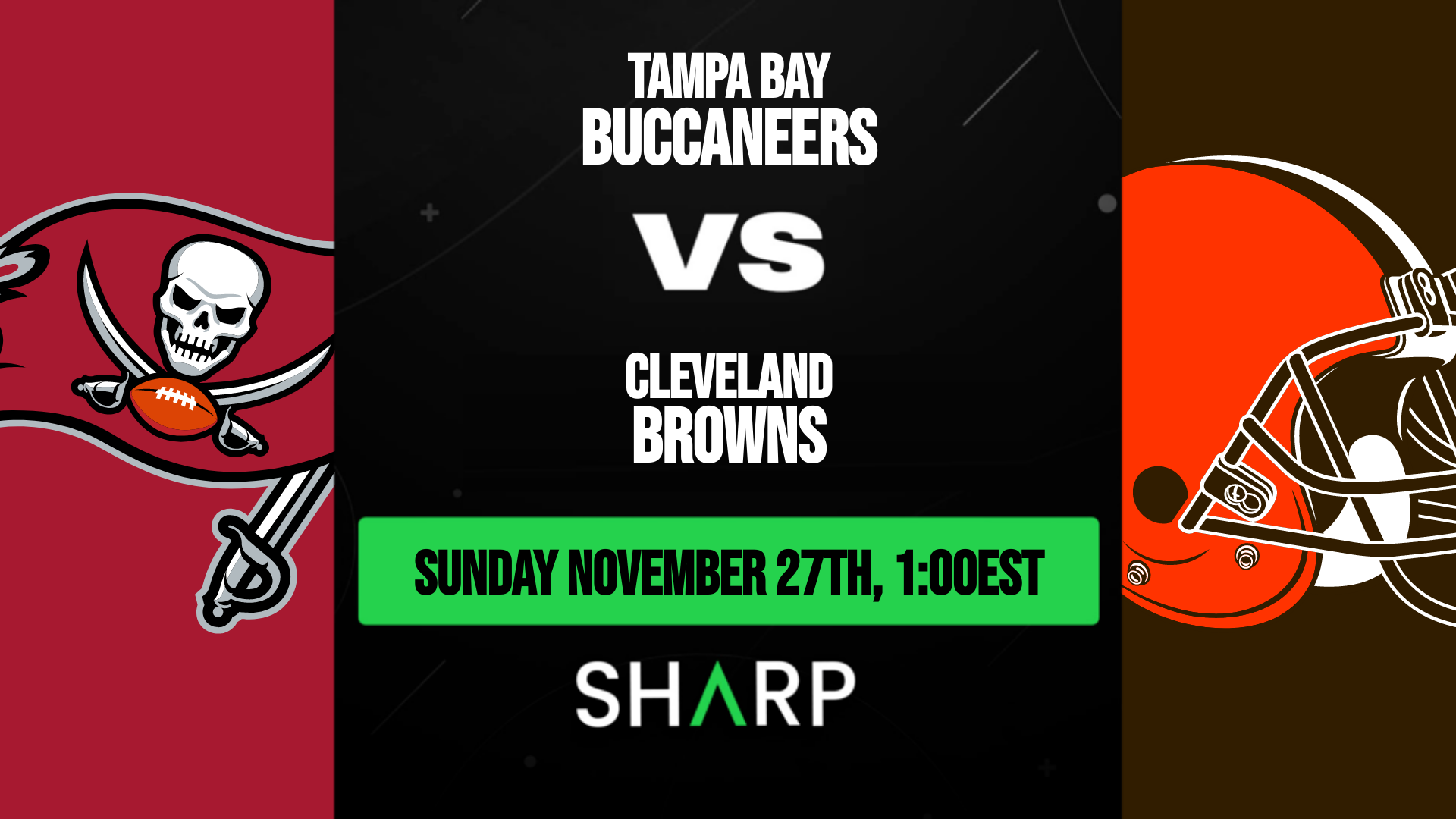 Tampa Bay Buccaneers vs. Cleveland Browns Betting Odds, Trends and  Predictions – Sunday, November 27, 2022 - OddsShopper