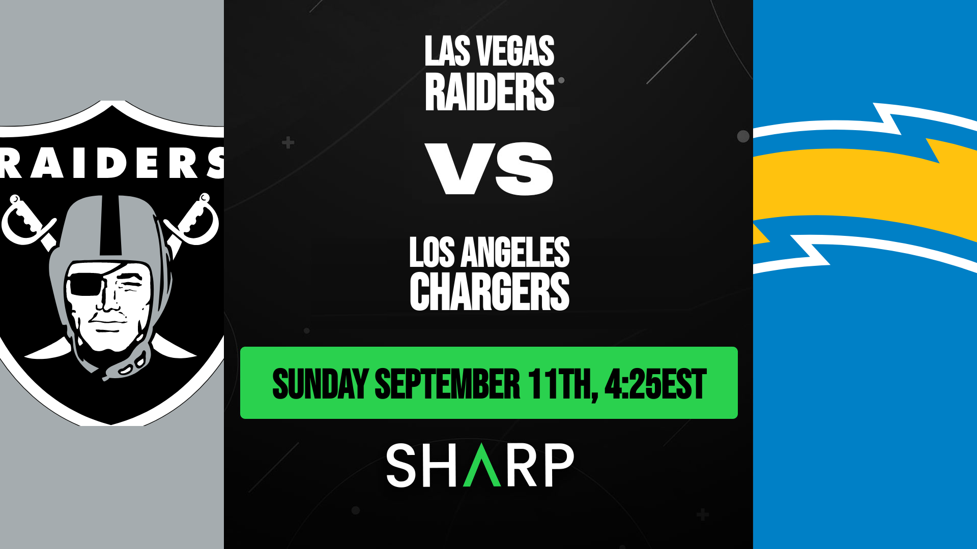 Las Vegas Raiders @ Los Angeles Chargers Matchup Preview - September 11th,  2022