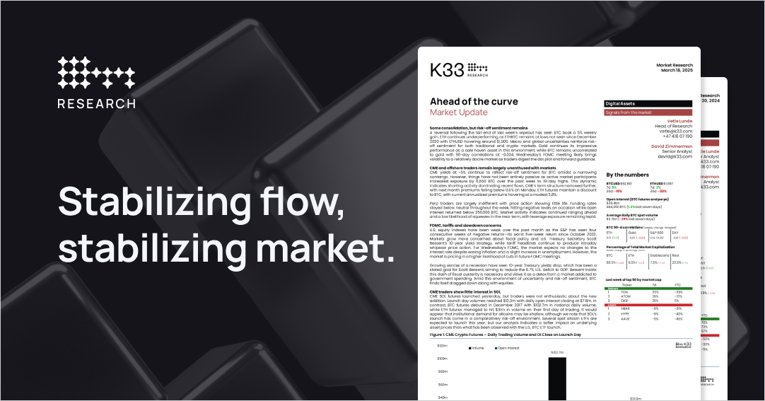 Stabilizing flow, stabilizing market