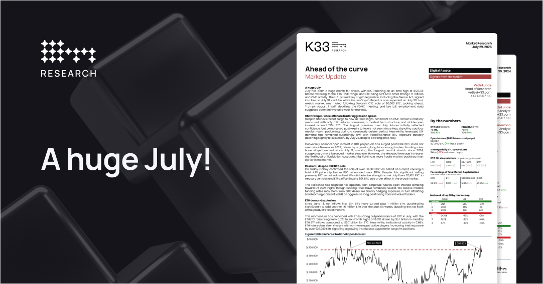 A huge July!