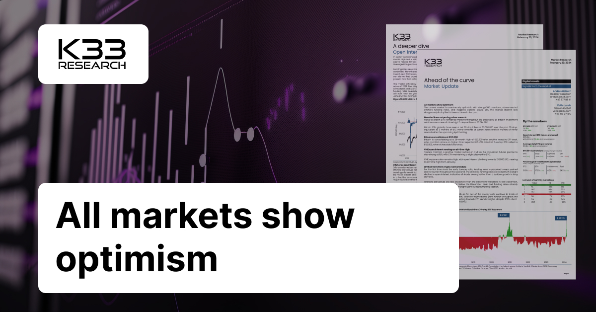 All markets show optimism