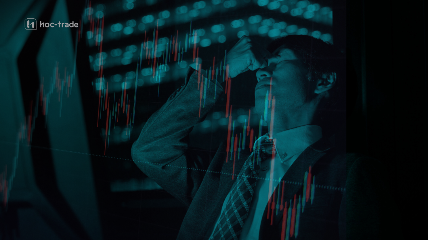Illustration of a trader who doesn't know when to stop and ended up in a losing trade