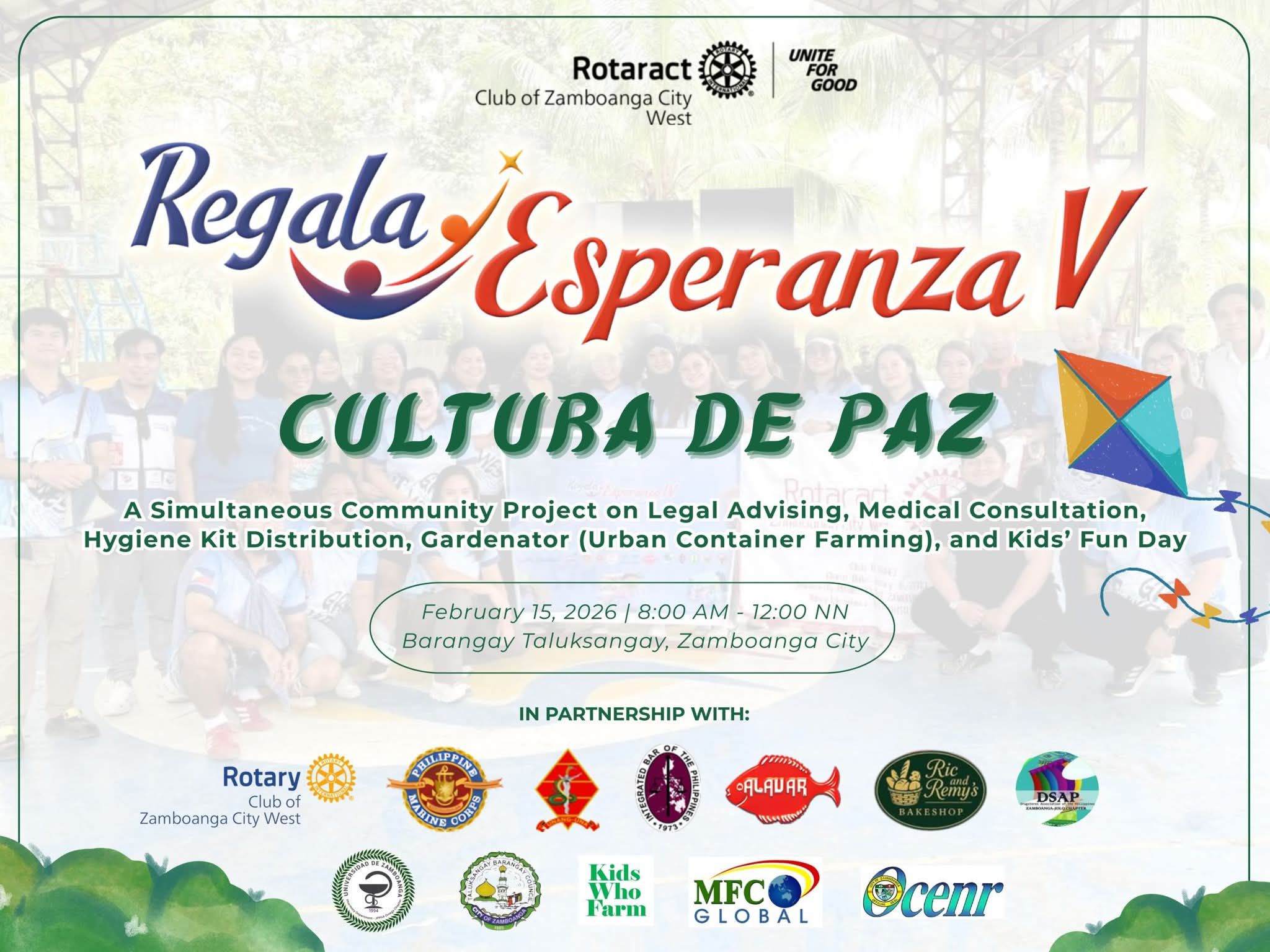 Regala Esperanza V: Cultura de Paz project header