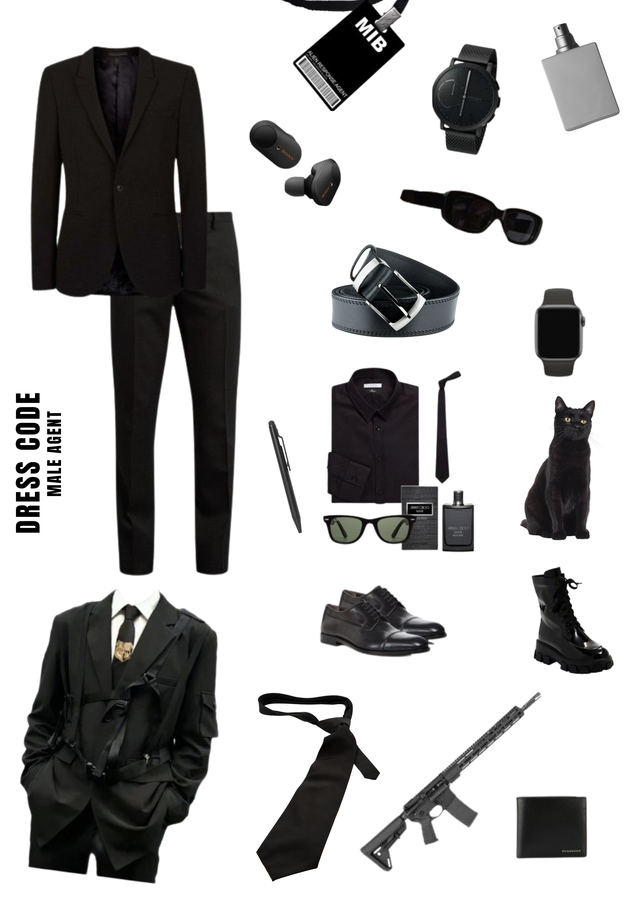 Male dress code guidelines for induction ceremony