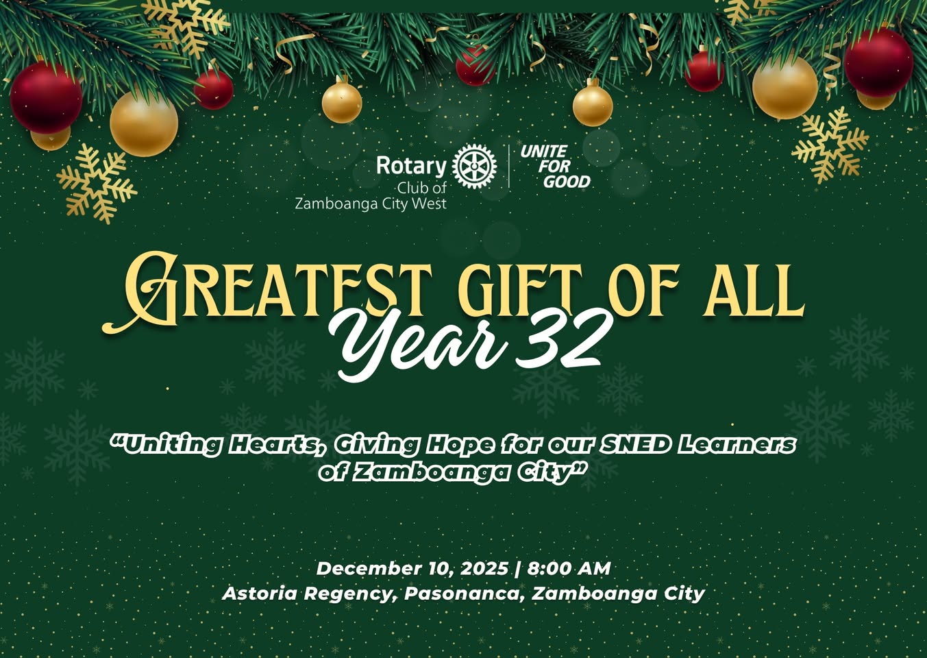 Greatest Gift of All Year 32 project header