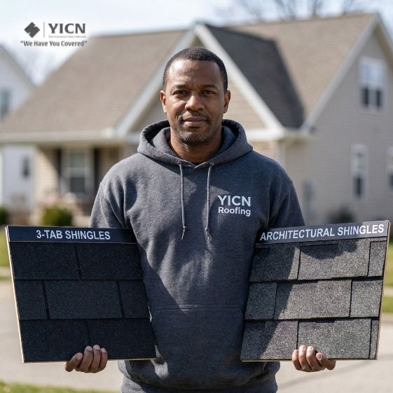 3 Tab Shingles vs Architectural Shingles | YICN Roofing