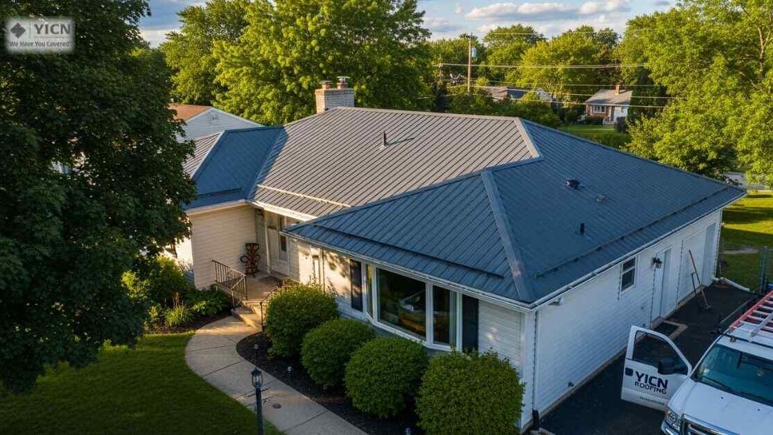 Standing Seam Metal Roof Installation in Northeast Ohio