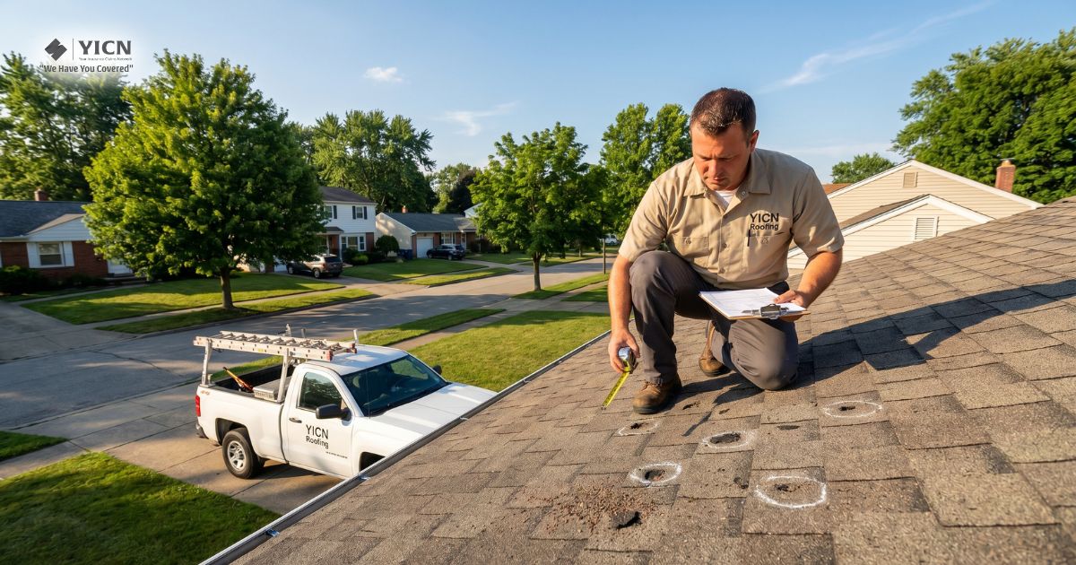 What to Check on Your Roof After Hail Hits Maple Heights