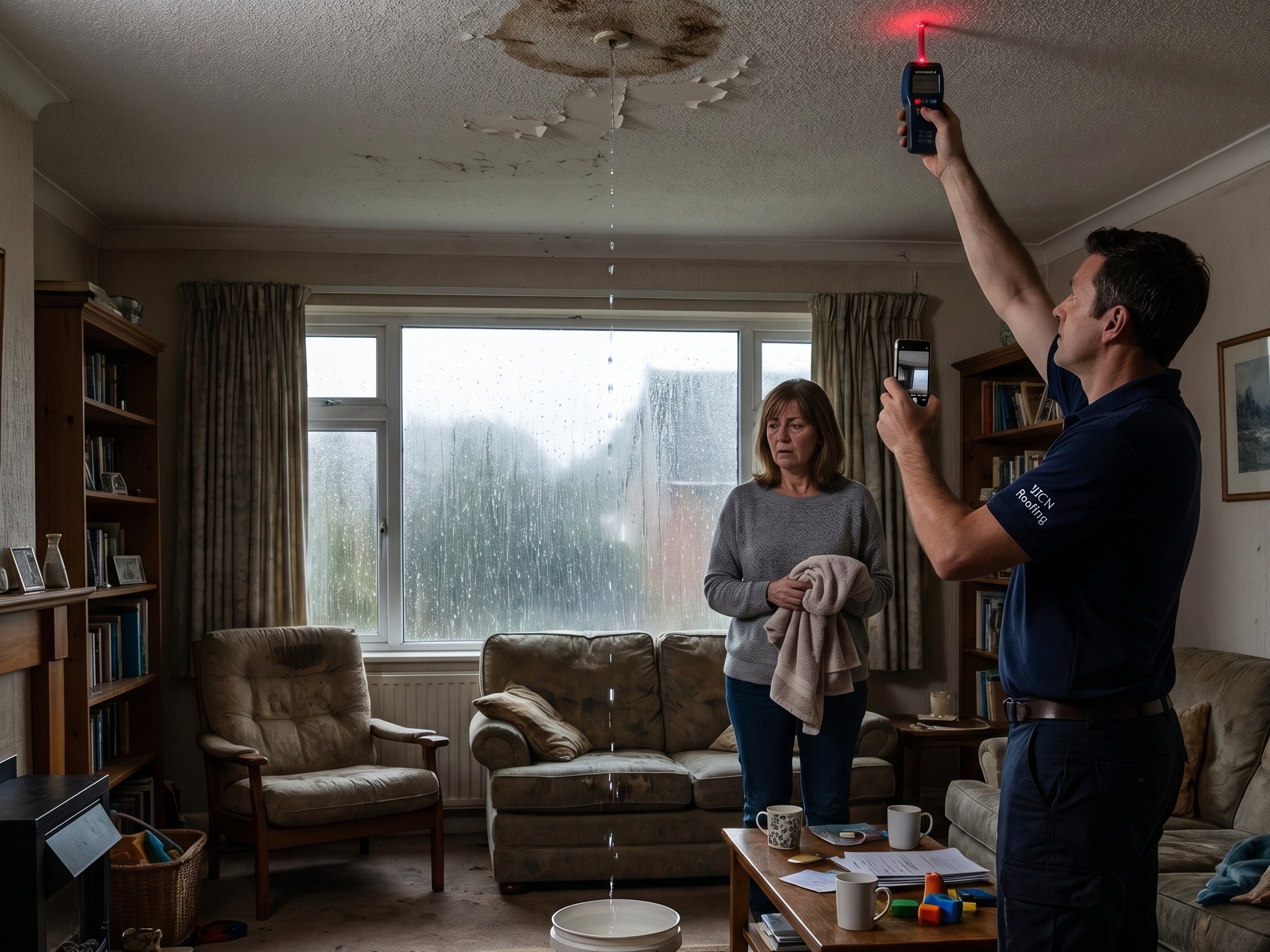 Your Roof Is Leaking Right Now — Here Is What To Do First