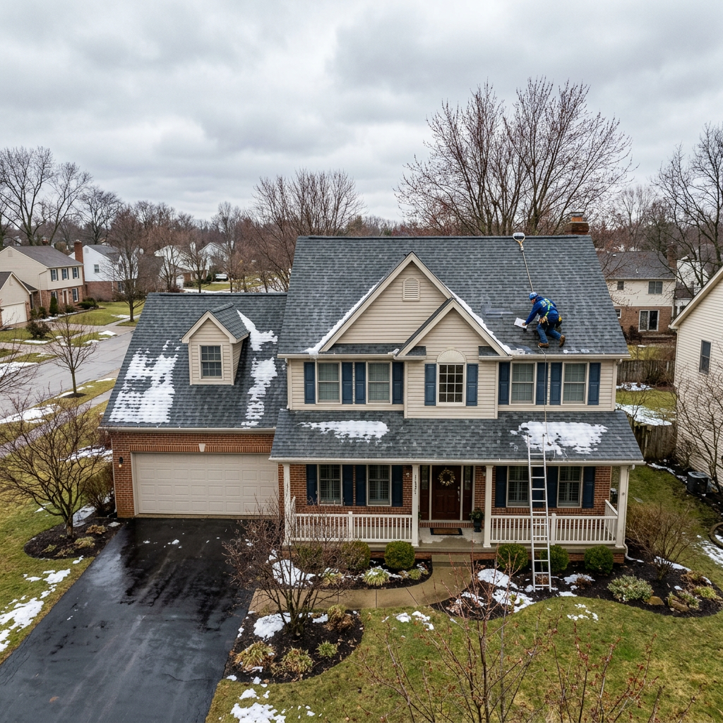 End of Winter Roof Checklist for Cleveland Homeowners: What to Do Right Now