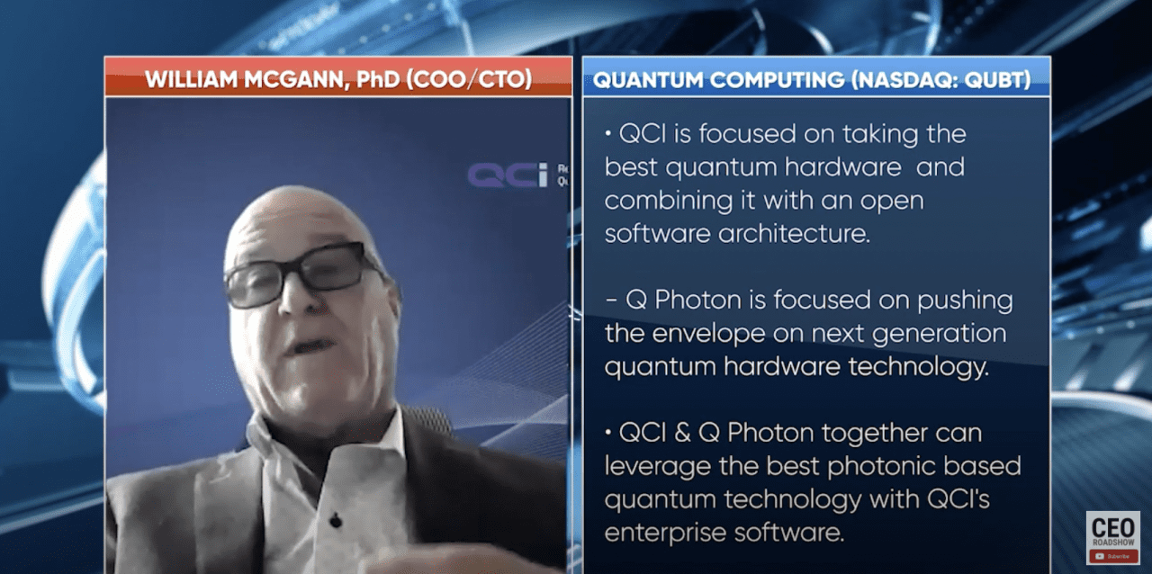 Dr. William McGann on the Value of QCi and QPhoton