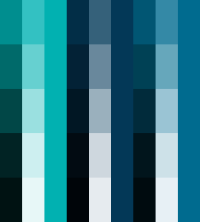 Mashup of Lumenate's brand colours