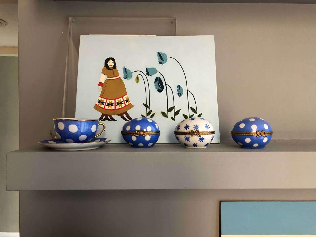 Jupe By Jackie home - Ceramics on shelf image