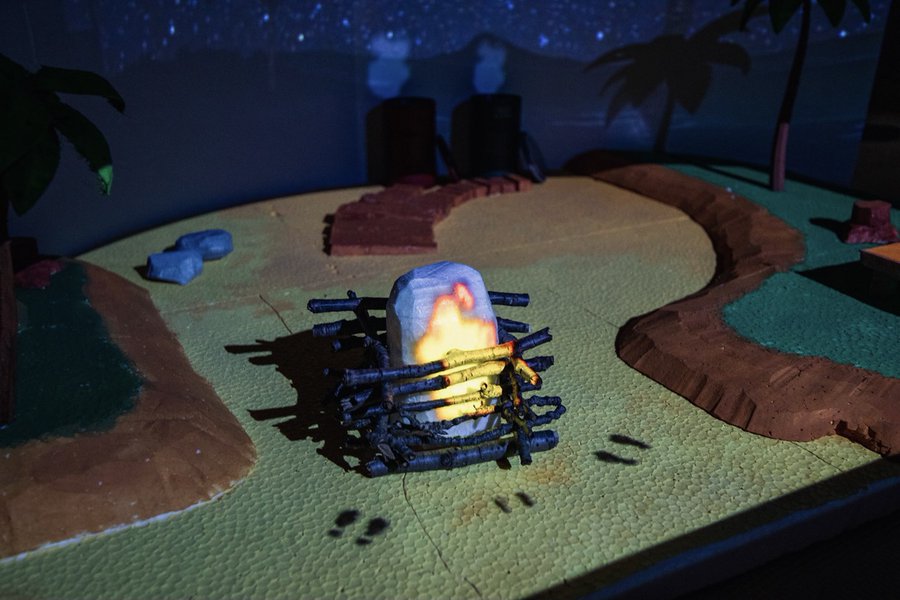 南国風プロジェクションマッピング