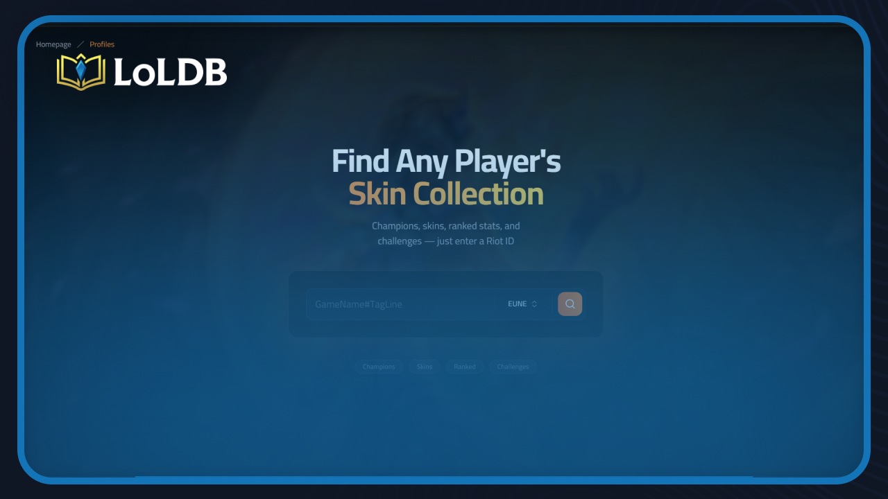 How to Check Any Player's Skin Collection in LoL