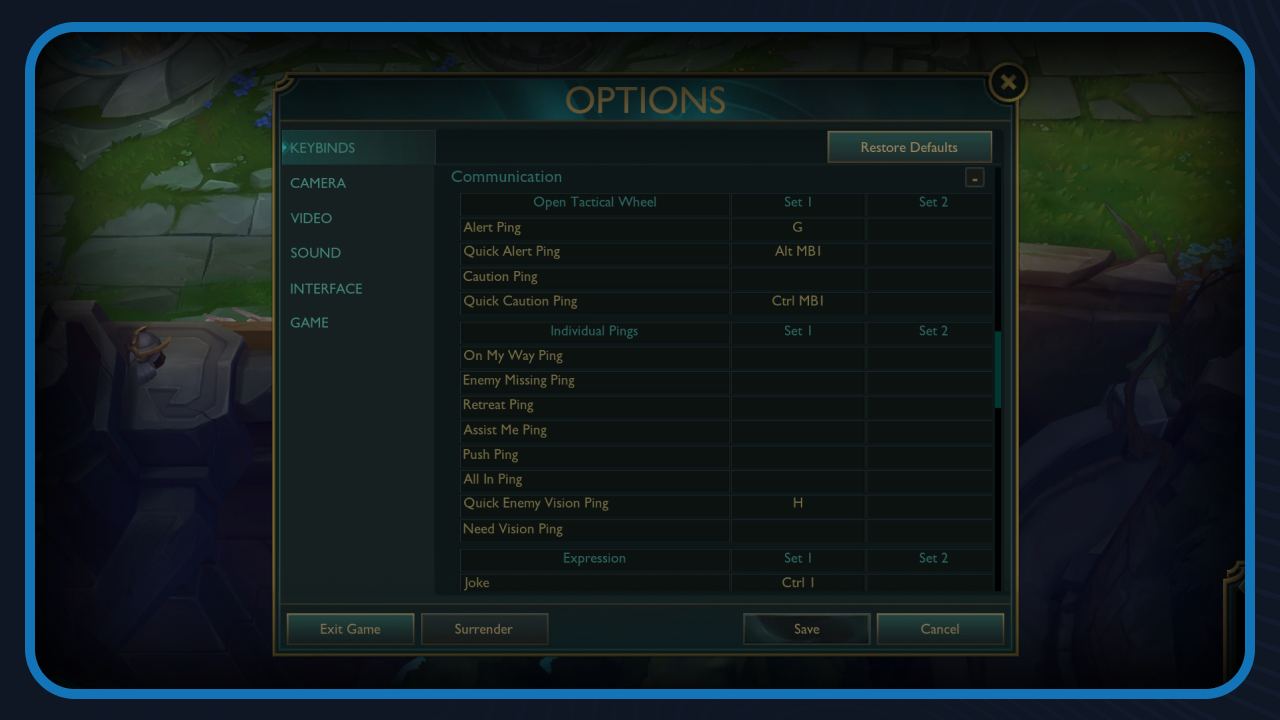 How to Customize Your Ping Hotkeys
