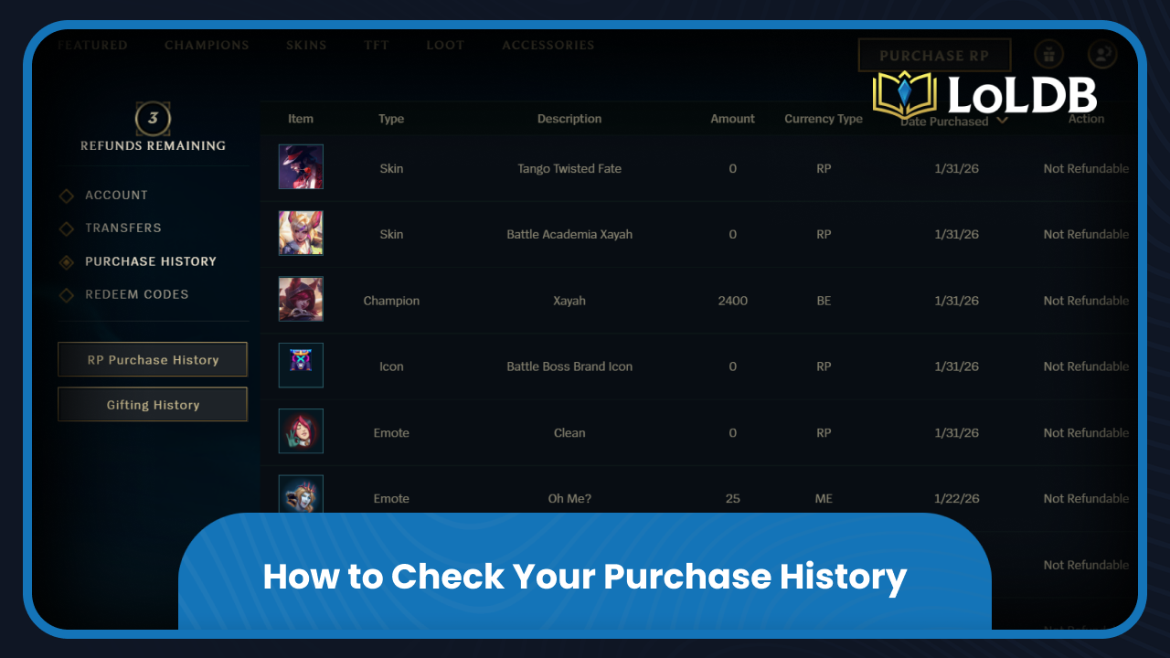 How to Check Your Purchase History