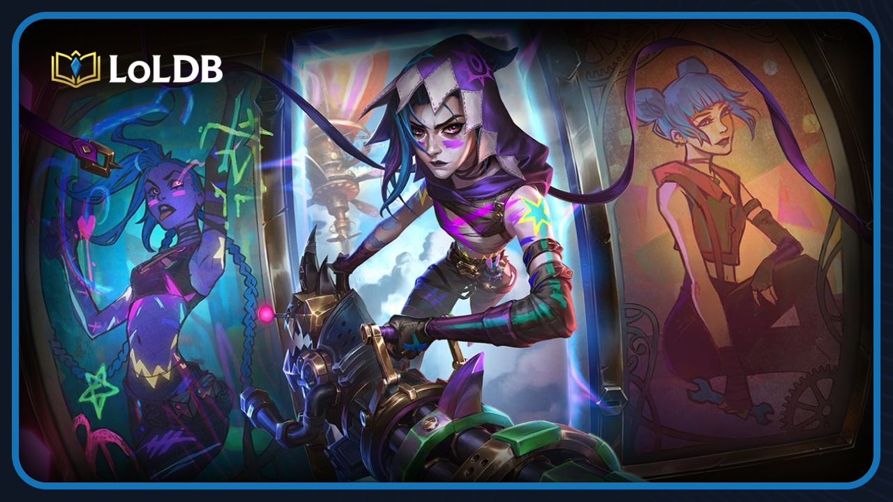 Arcane Fractured Jinx - Splash Art