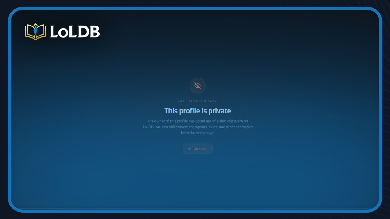 How to Make Your Profile Private on LoLDB