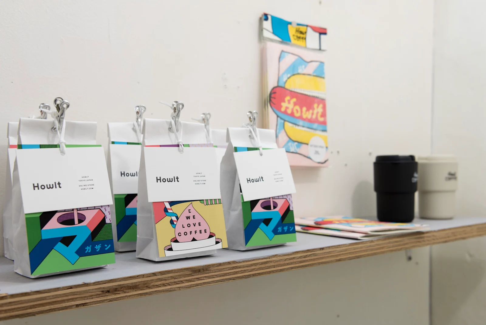 Howlt Coffee's coffee beans sold at Magazan Kyoto