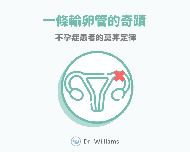 一條輸卵管的奇蹟：不孕症患者的莫非定律