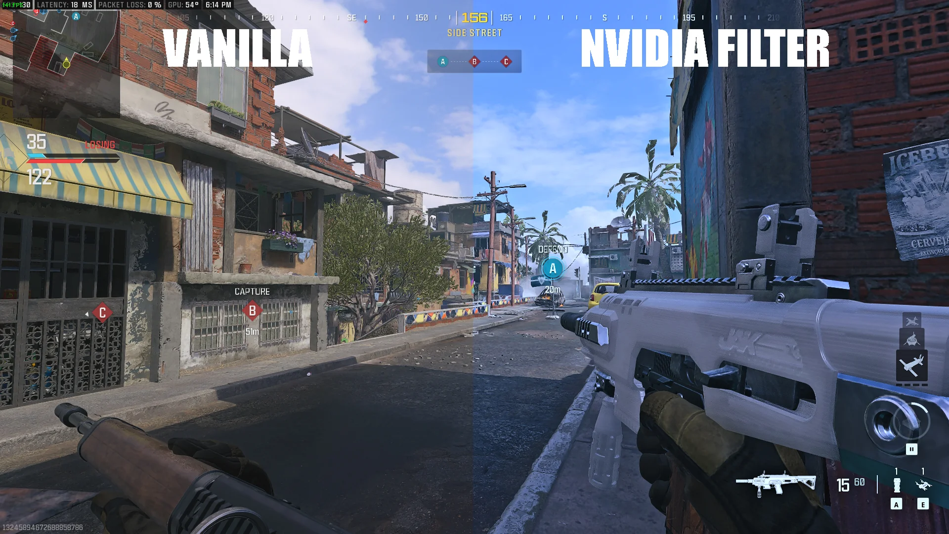 Screenshot comparatif de filtres NVIDIA 01