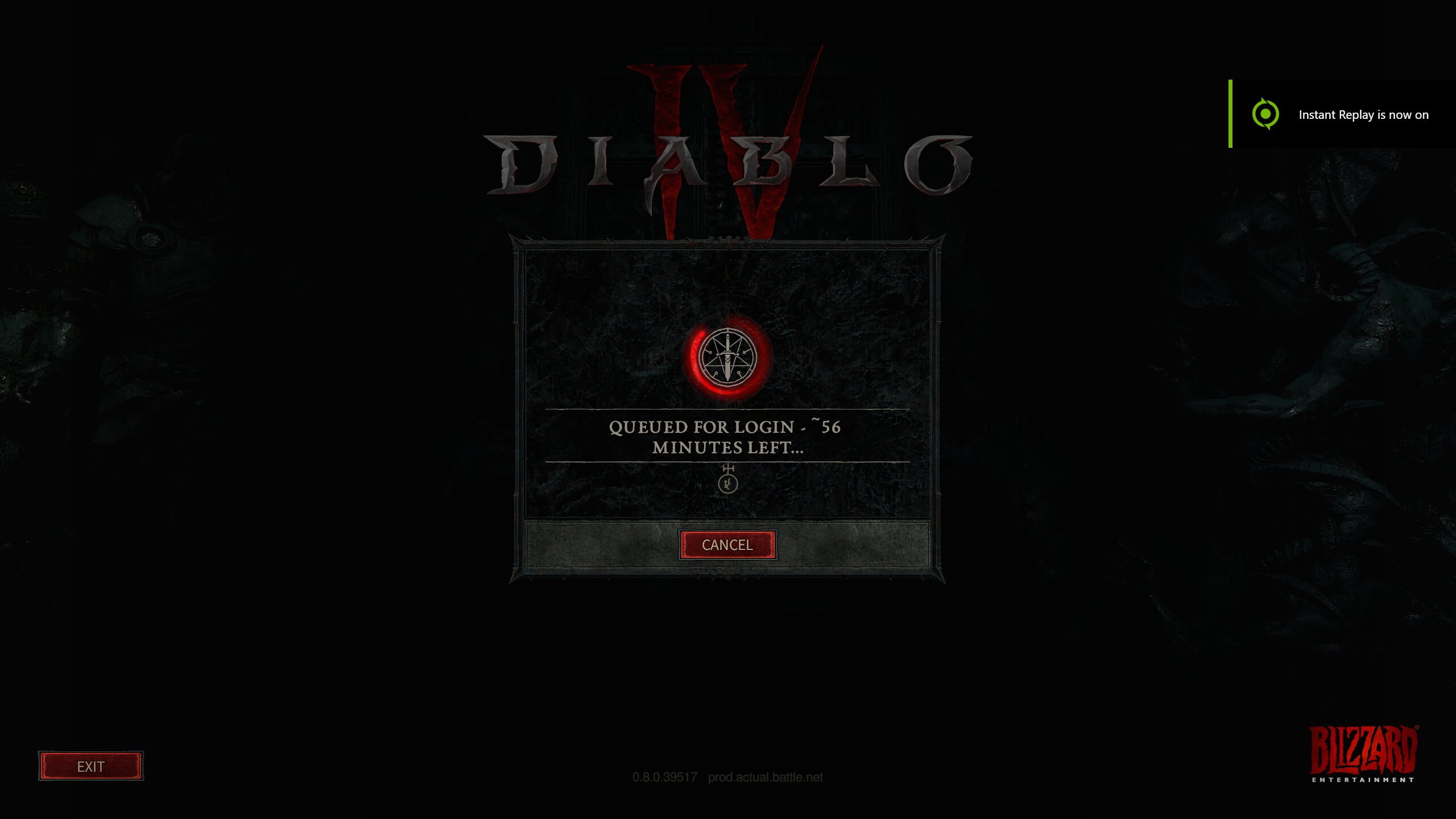 Diablo4 file d'attente