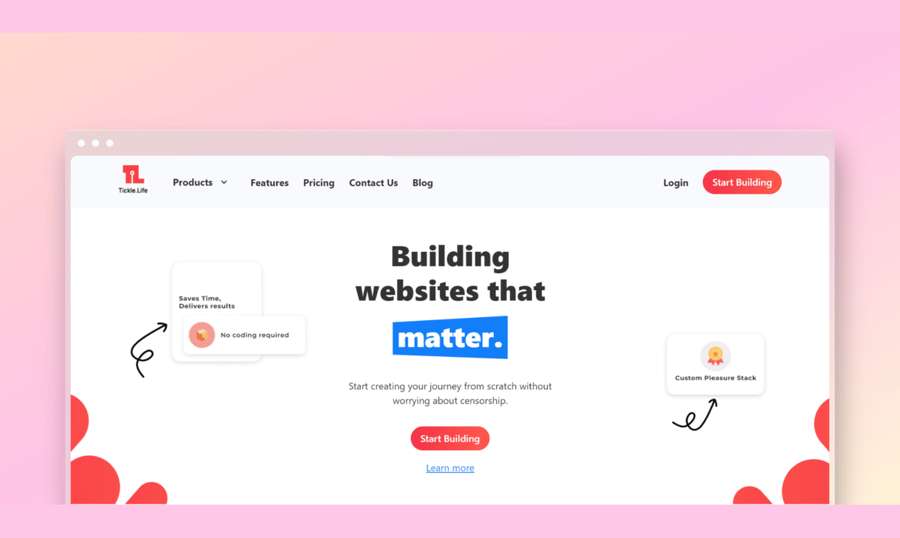 TickleLife Website