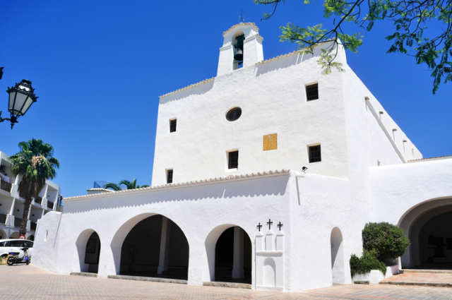 The Sant Josep Church in Ibiza