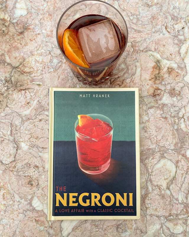 Matt's latest book, 'The Negroni: A Love Affair with a Classic Cocktail' which is soon to be released 