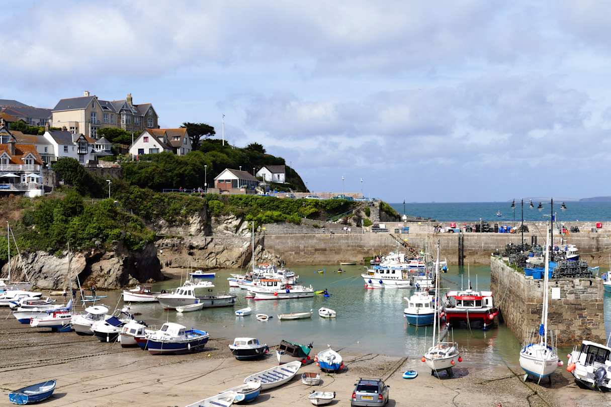 Newquay Harbour, Cornwall, England