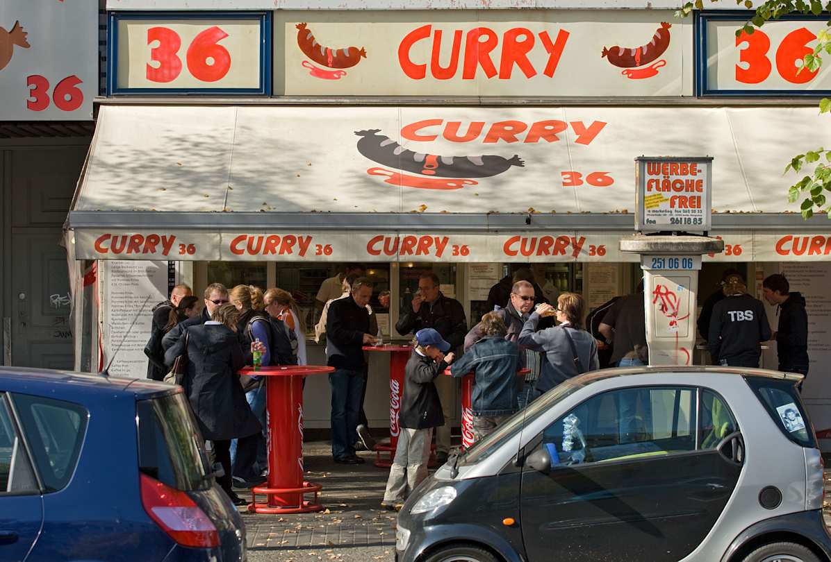 Currywurst at Curry36, Berlin, Germany