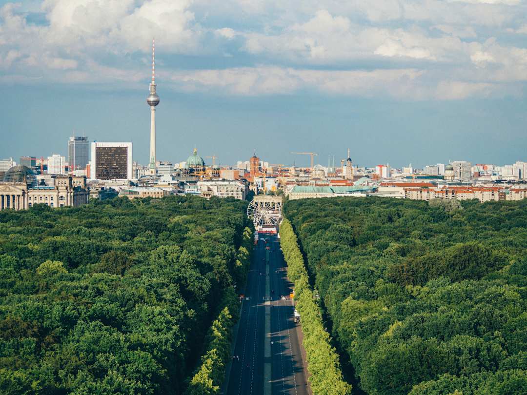 View of Berlin and the Berliner Fernsehturm