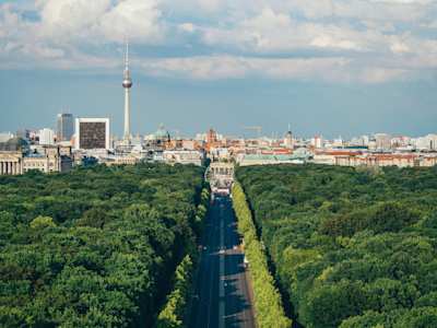 View of Berlin and the Berliner Fernsehturm