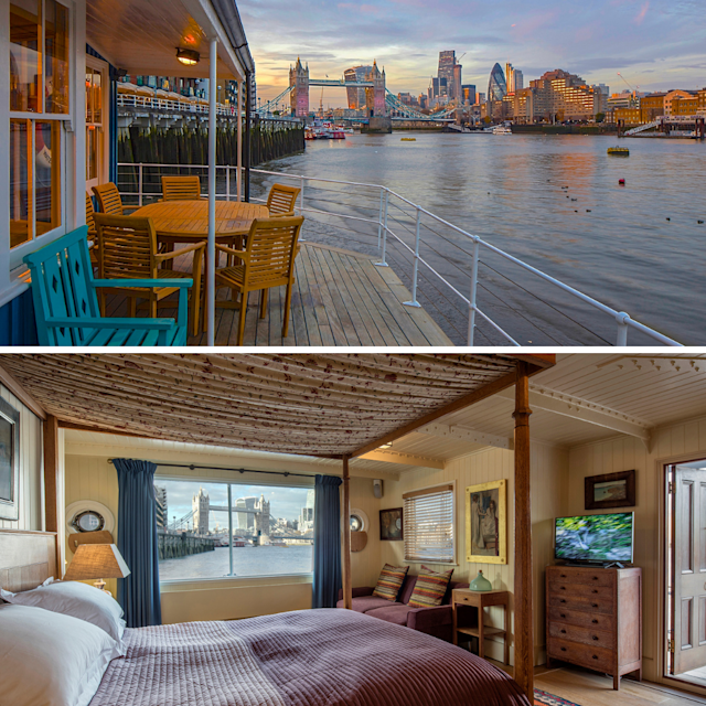 The Harpy Houseboat, Plum Guide home in London