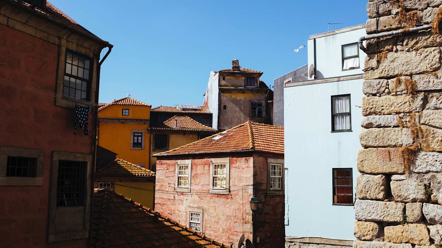 Colourful rooftops in Porto