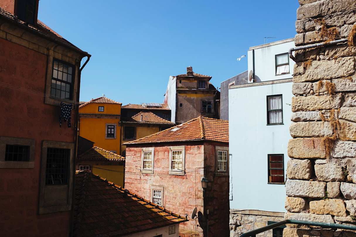 Colourful rooftops in Porto