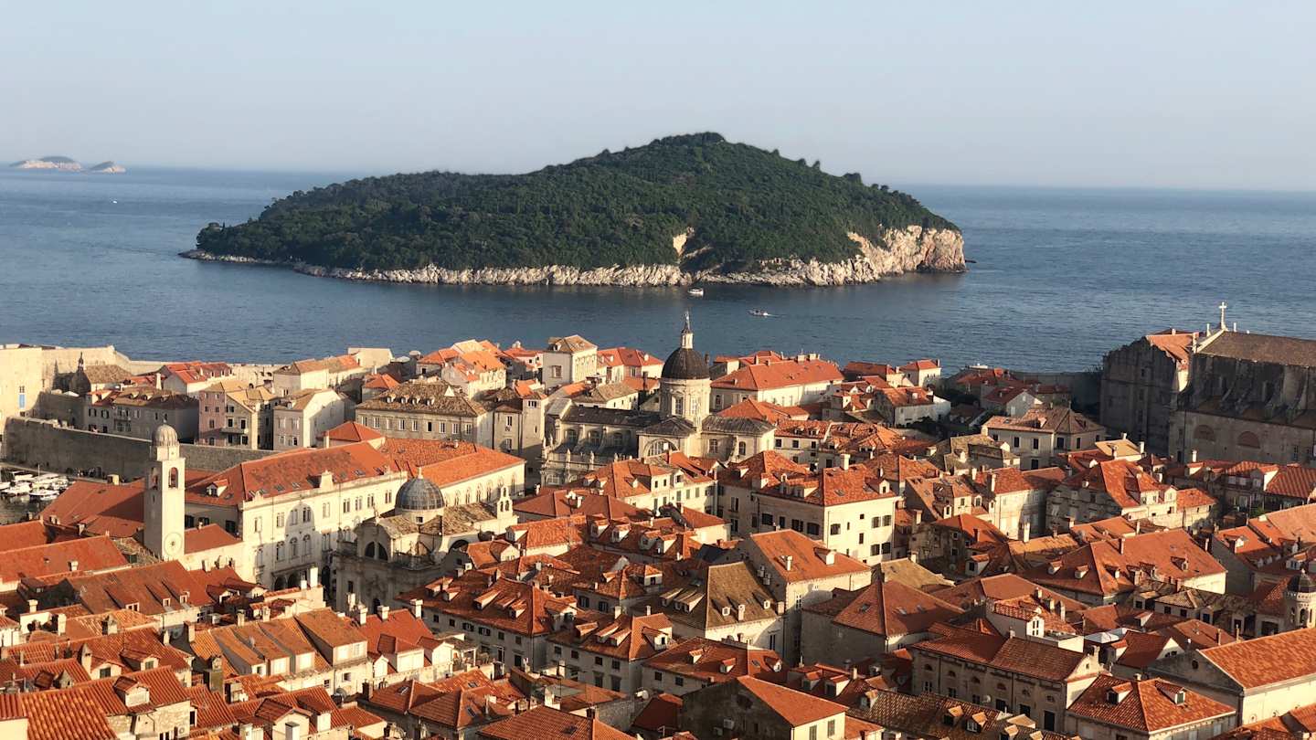 View from Dubrovnik, Croatia