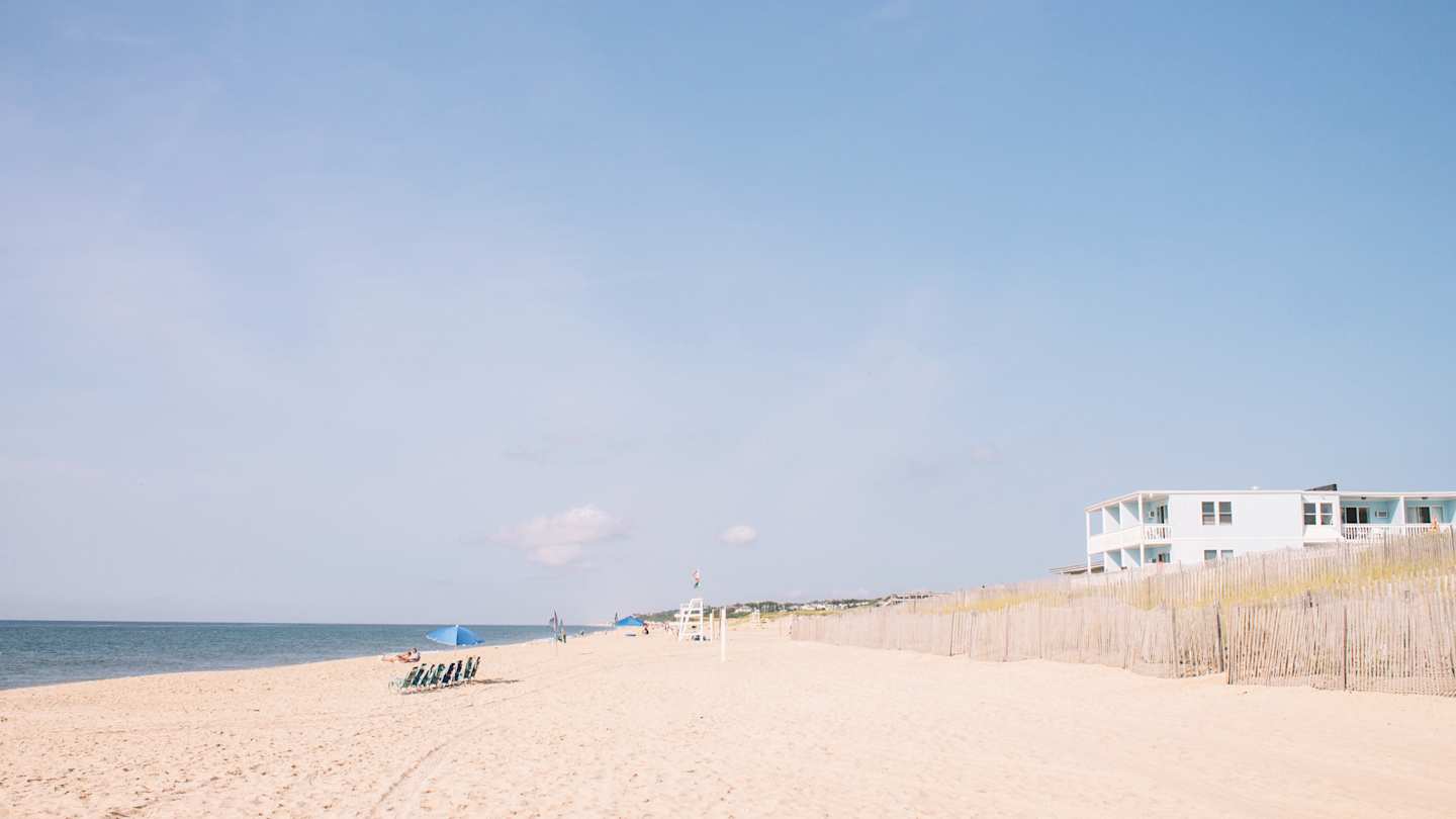 Beach in Montauk, the Hamptons, US