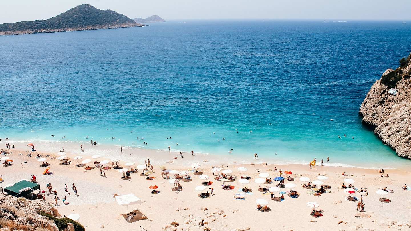 Beach in Antalya, Turkey