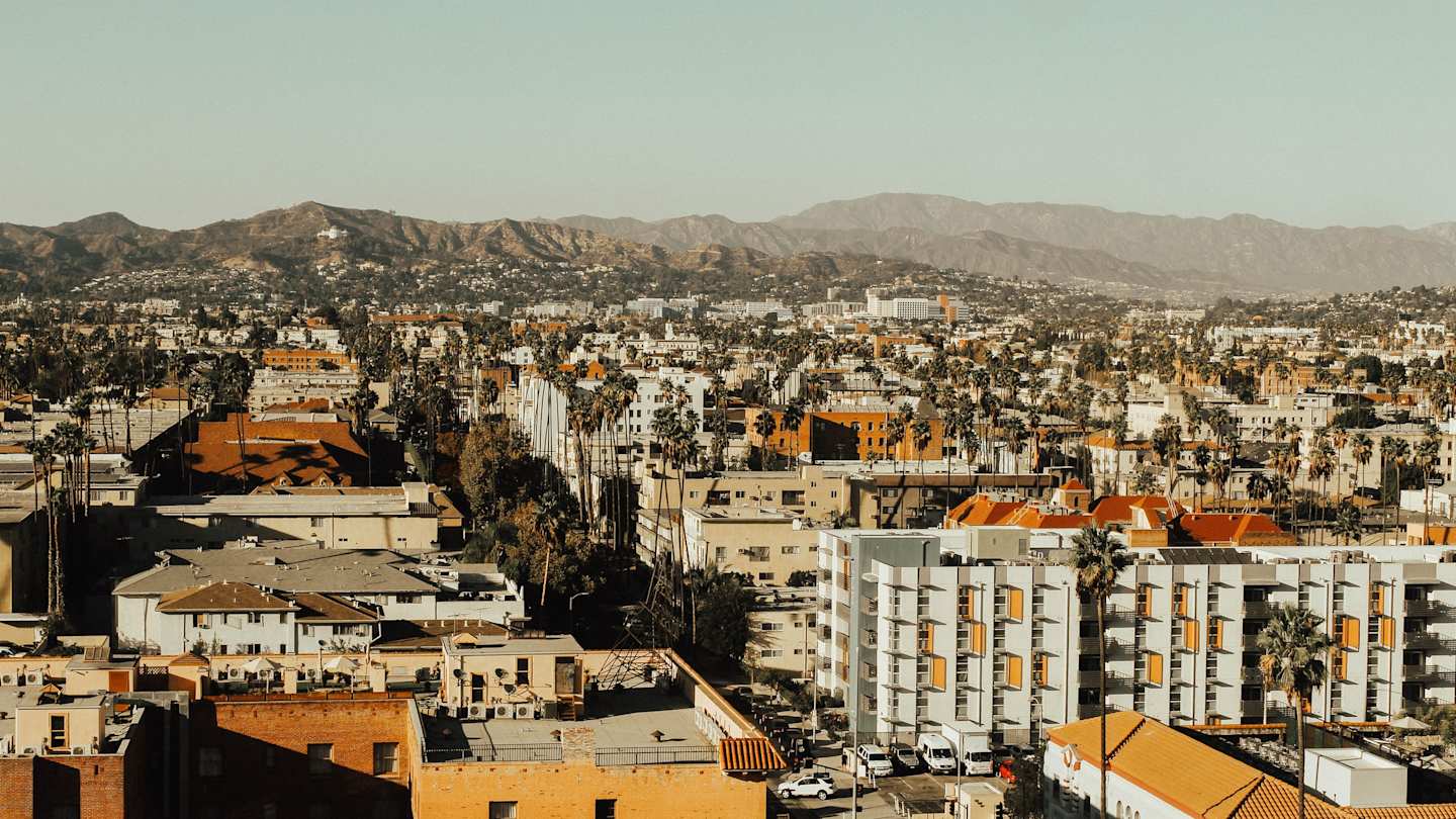 View over Los Angeles, California