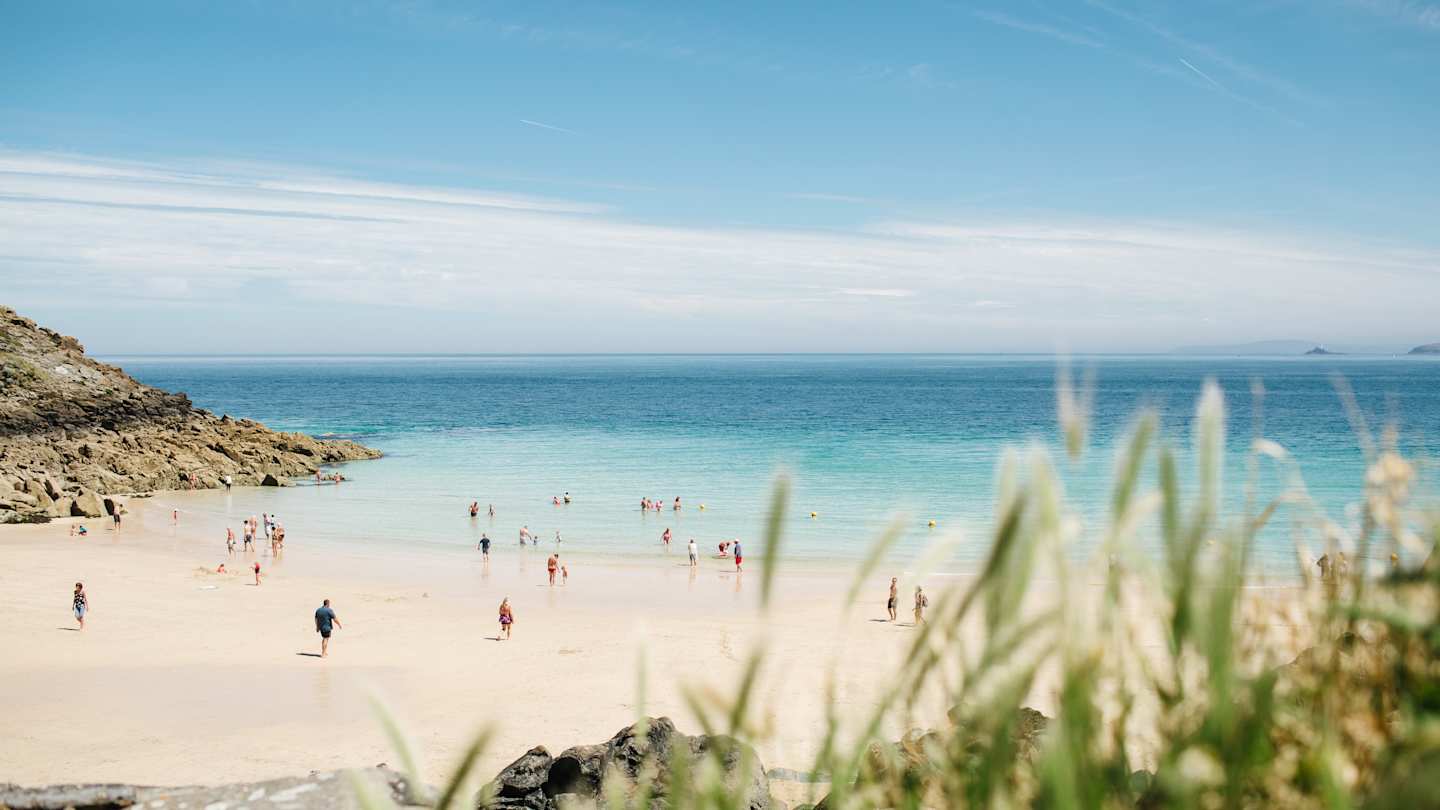 Beach in Cornwall, England