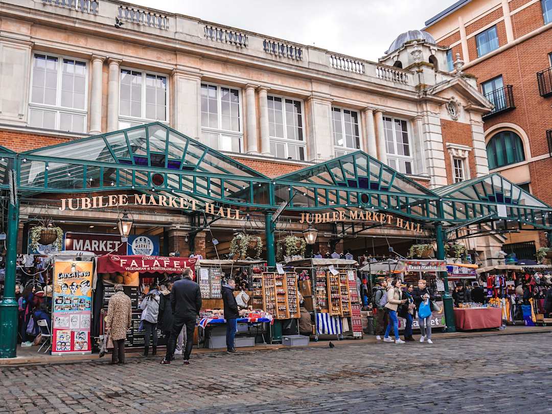 Covent Garden stalls, London