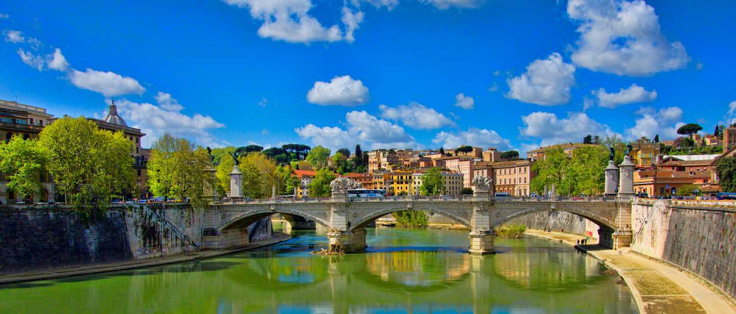 The Tiber, river in Rome