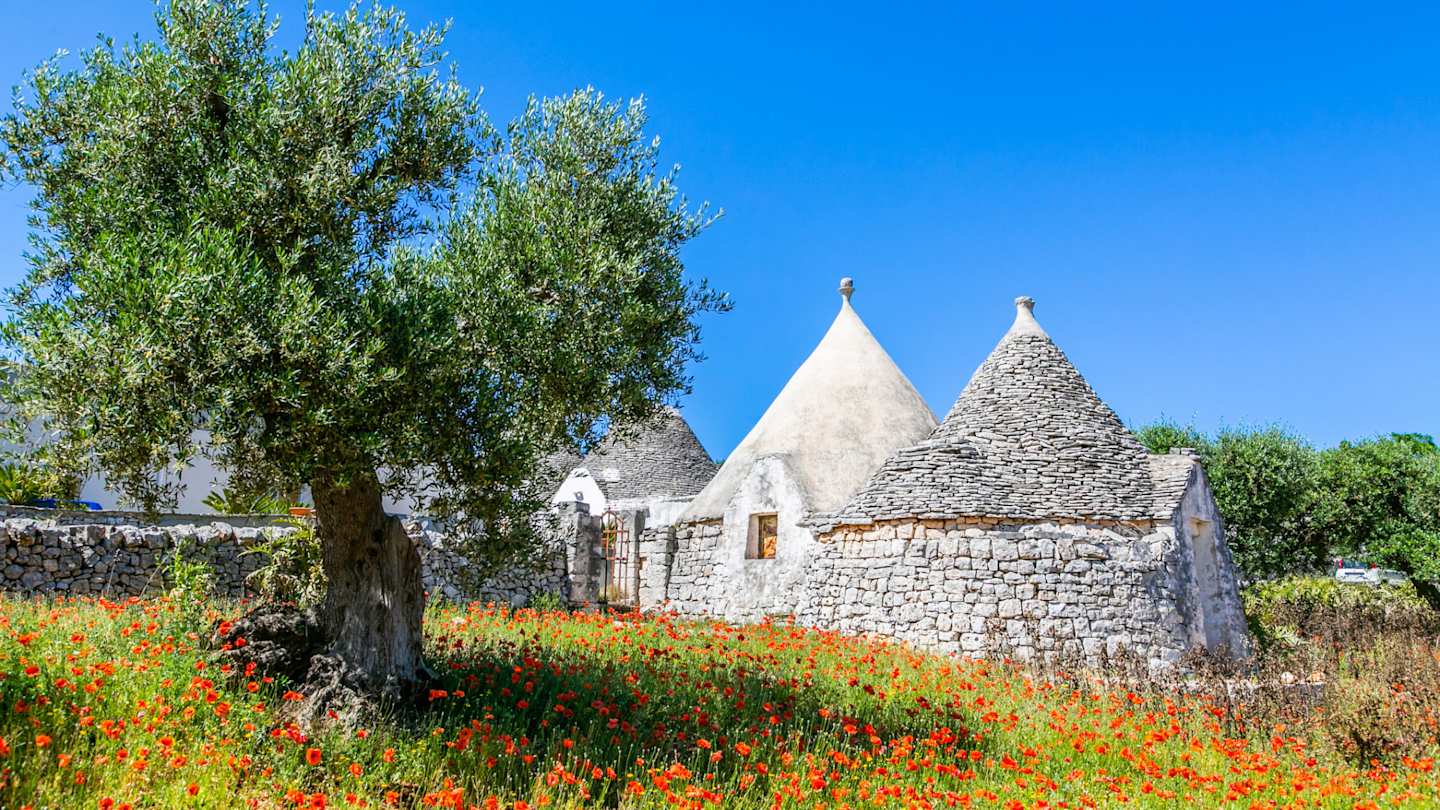 Trulli houses in Apulia