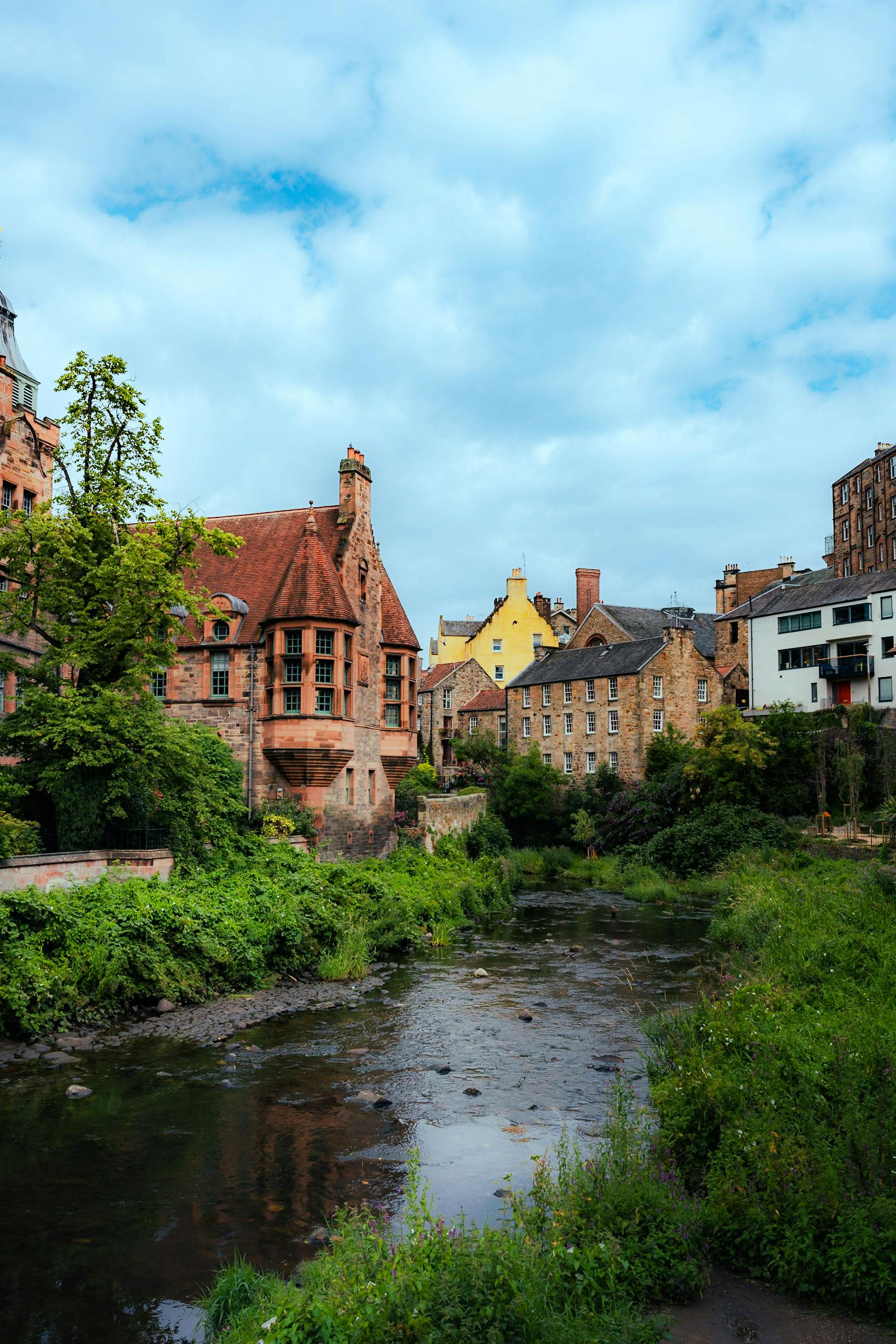 Dean village on a grey