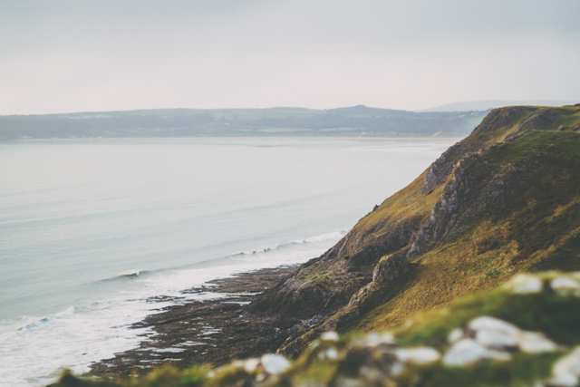 Three Cliffs Bay, Swansea, Wales, UK