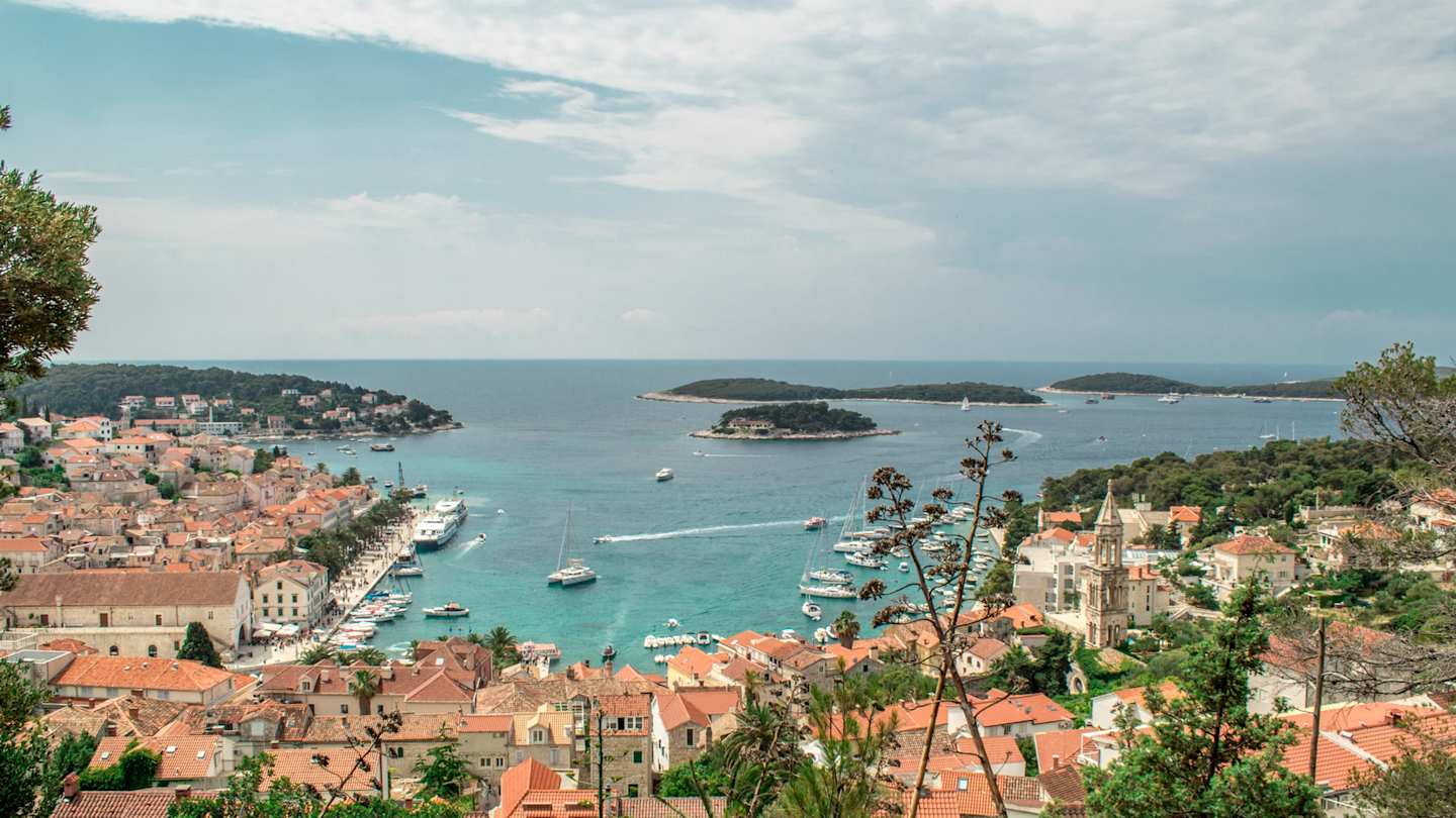 Hvar harbour, Croatia
